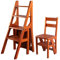 ACLips Escabeau Pliant transformant créatif, escabeau et chaises de dîner, Combinaison Multifonction en Bois, étagère, chaises de dîner pour la Cuisine de la Maison
