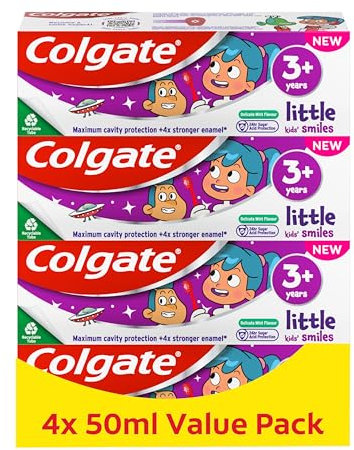 Colgate Kids Toothpaste Multipack 3+ Years – gentle toothpaste for kids – contains dentist-recommended level of fluoride – maximum cavity protection – 4x stronger enamel*
