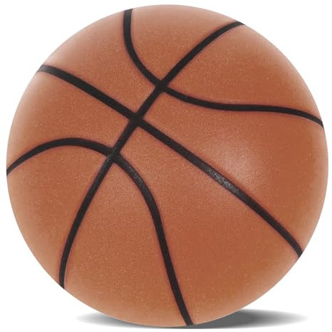LuGirlre Upgrade 2025 Silent Basketball, Kaffee, 24 cm / 9.45 Zoll, 1 Set, 1 Stück, 1 Verpackungseinheit