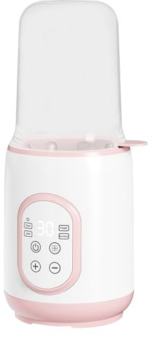 Flaschenwärmer, 8-in-1Fast Babynahrungsheizung Sterilisator für Babyflaschen mit LCD-Display Heizstrahler Baby Elektrisch Flaschenwärmer mit Intelligenter Temperaturregelung für alle Babyflaschen