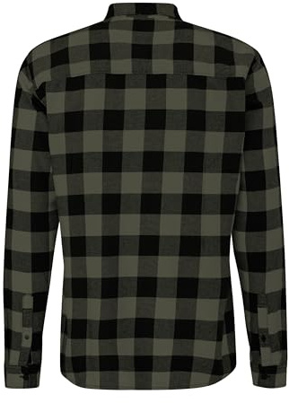 QS Regular Fit: Flanellhemd mit Kentkragen