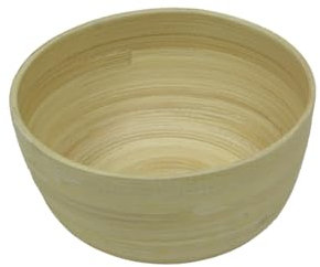 Petit bol en bambou - Peinture laquée naturelle (14 x 14 x 7)