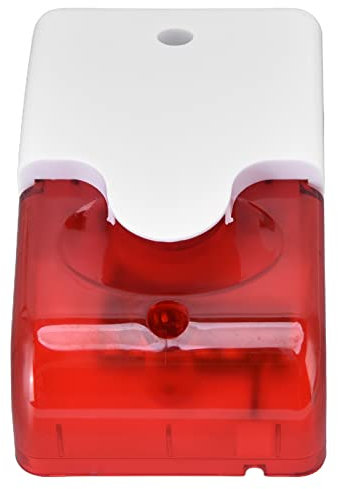 Mini Stroboscope Sirène Son Son Alarme CONDUSTE pour LED DE SÉCURITÉ DE SÉCURITÉ Homme LEUL LEUL DC12V pour Les Magasins, Les Appartements, Matériau ABS