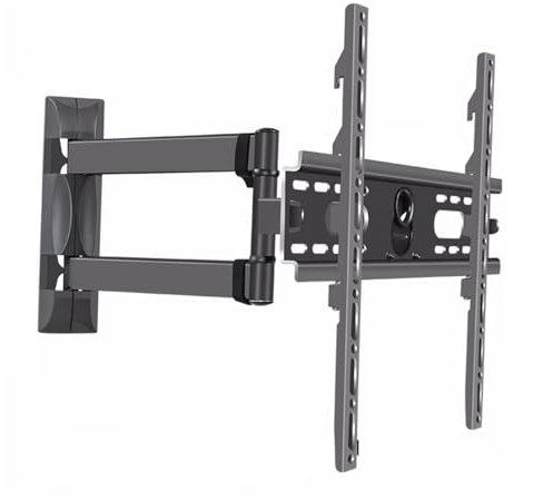 Universal TV Stand Full Motion TV Wall Mount for 32-55 inch TVs, with Articulating Dual Arms, Swivel Tilt Extension Leveling Max VESA 400x400mm