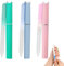 OUDQFCJ Set 3 Lime per Unghie in Vetro Professionali, Lima Unghie Doppia Faccia con Custodia, Superficie in Cristallo, Strumento per Manicure per Donne