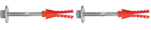 Ram - Fixation pour chauffe-eau avec écrou Nylon, 10mm x 120mm (Lot de 2)