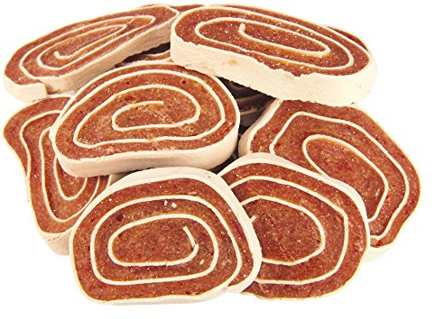 Hundekekse - Hähnchen Seelachs Roulade - 200g - aus frischem Hähnchenfilet und echtem Seelachs - fettarm zart und delikat