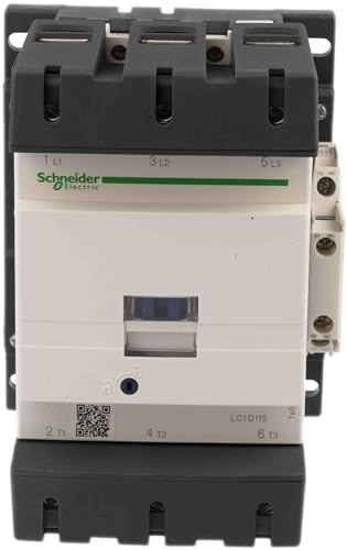 Schneider Electric TeSys D LC1D Leistungsschütz / 230 V ac Spule, 3 -polig 3 Schließer, 1 kV ac, 690 V dc / 115 A