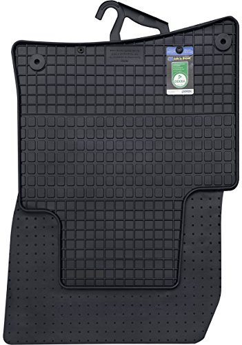 PETEX Gummimatten passend für Touareg ab 04/2010-05/2018 Fußmatten schwarz 4-teilig