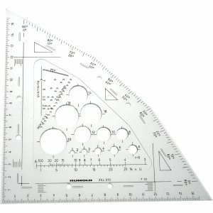 Rumold Zeichendreieck universell mit festen Winkeln u.v.m.