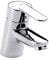 Roca Victoria Grifería para lavabo con enganche para cadenilla, grifo monomando de repisa con enlaces de alimentación flexibles y aireador, mezclador para cuarto de baño, cromado, A5A3125C00