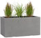 Pflanzwerk® Pot de Fleur Tub Jardinière Gris 45x100x45cm *Résistant au Gel* *Protection UV* *Qualité européenne*