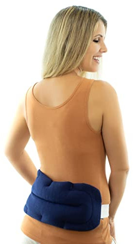 Carex Bed Buddy Back Wrap - Microwaveable Heating Pad - Moist Heating Pad and Cold Pack For Back Pain, Neck Pain, Muscle Pain