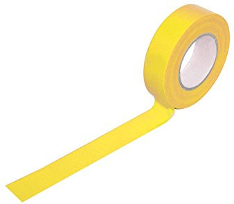 Mercury | 20 Metre Electrical Insulation Tape – Strong PVC Adhesive | Water-Resistant & Flame Retardant | BS Approved | Professional & DIY Use | Yellow