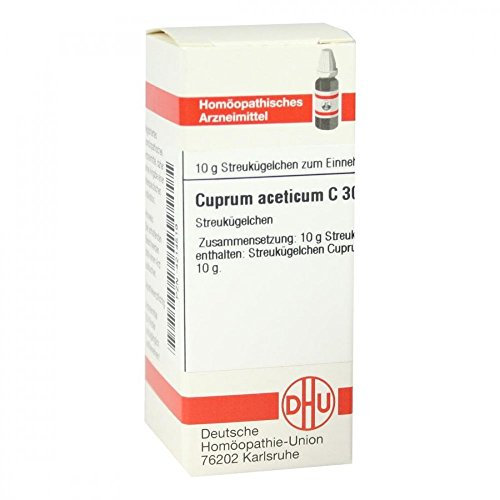 CUPRUM ACETICUM C 30 Globuli 10 g