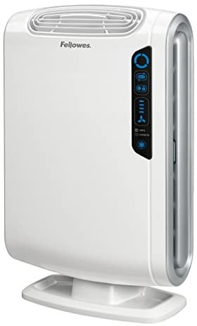 Air Purifier for Bedroom Home Small Office – Fellowes Aeramax DX55 HEPA Filtration Captures 99.97% Smoke Odours Pollen Viruses - Quiet Operation (30db) CADR 240 m³/h - Relieves Asthma & Allergies
