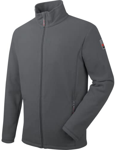 WÜRTH MODYF Fleecejacke Peter – Atmungsaktives Arbeitsfleece – perfekt für Handwerk, Werkstatt, Arbeiten im Freien in schwarz, grau, blau, grün, rot – Größen XS - 6XL