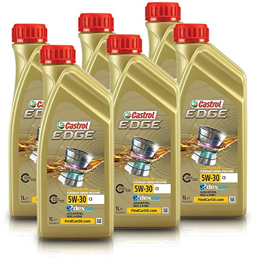 6x 1 L = 6 Liter Castrol Edge Fluid Titanium 5W-30 C3 Motoröl