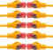 BIGtec - 10 Stück - 0,75m Gigabit Netzwerkkabel Patchkabel Ethernet LAN DSL Patch Kabel orange (2x RJ-45 Anschluß, CAT.5e, kompatibel zu CAT.6 CAT.6a CAT.7) 0,75 Meter