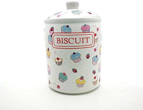 Fairy Cupcakes FINE China Biscuit JAR/CANISTERS/Free UK DELIVERY