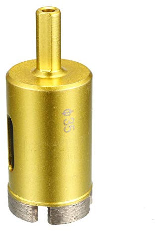 sourcing map 35mm Dry/Wet Hole Saws Diamond Core Drill Bit for Concrete Brick Block Stone Masonry Tile Glass