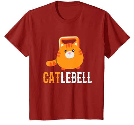 Catlebell I Katze Fitness Training Sportler Hantel Muskel T-Shirt