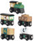 Le Toy Van Childrens Green Goods Train | Classic Wooden Set for Toddlers Ethically Made and as A Gift | Suitable for Ages 3+, Green Train - Compatible with train sets