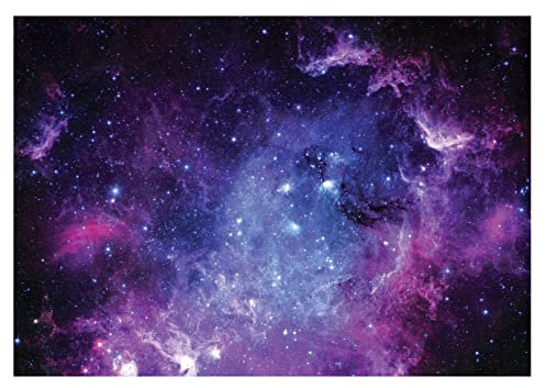 WallArena - Vlies Fototapete Kinderzimmer 368x254 cm Galaxy Weltraum Sterne Universum - Fototapeten Tapeten für Kinder Kindertapete Kinderzimmertapete - Vliestapete Wandtapete Tapete 3D Effekt