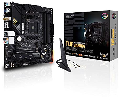 ADMI CPU Motherboard Bundle: AMD Ryzen 7 5700G 8 Core 4.6GHz Boost CPU, ASUS TUF B550M-PLUS WIFI mATX PCIe 4.0 M.2 Motherboard, 32GB 2666Mhz RAM Pre-installed
