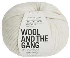 Wool and the Gang Alpachino Merino, Ivory White (044), 100g