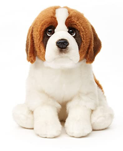 Uni-Toys - Bernhardiner, sitzend - 25 cm (Höhe) - Plüsch-Hund, Haustier - Plüschtier, Kuscheltier