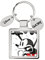 Egan Schlüsselanhänger Mickey I Am Grau 4 x 8