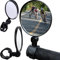 Retoo Fahrradspiegel, Universal Rückspiegel HD 360 Grad Drehbar für Lenker, 15-35mm, Fahrradspiegel für E-Bike, MTB, Rennrad, Spiegel Mit Klammer, Ober und Unter der Lenkstange
