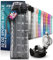 AQUAFIT 900 ml Wasserflasche ohne Griff & TM Midnight Black