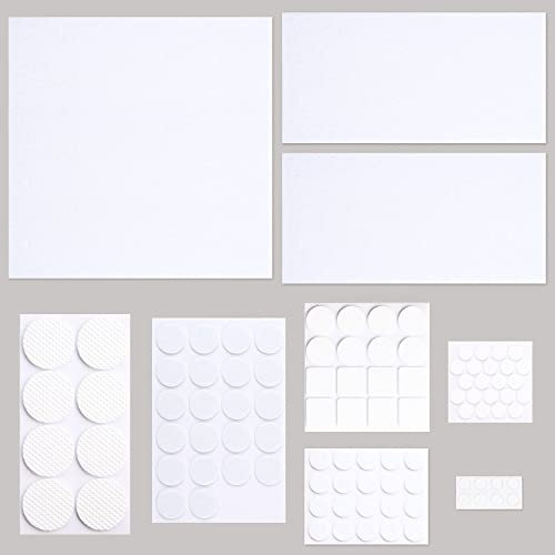HASWARE Furniture Pads Floor Protectors (White-99Pcs)