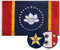 BGTXCZ Mississippi Staatsflagge, 90x150 cm, vier Messingösen, Mehrzweck-Mississippi-Flagge, bestickte Sterne, langlebige Mississippi-Flaggen, zum Aufhängen im Innenbereich/Schlafzimmer/Zimmer/Wand