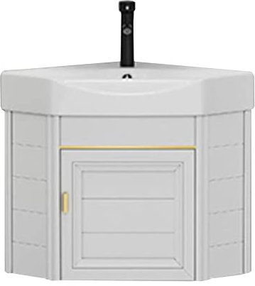 Mobile Bagno Sospeso,Lavabo Sospeso in Ceramica in Porcellana,Mobili Bagno Sospesi con lavabo in Ceramica,Lavandino Bagno Salvaspazio,Sospeso a Parete,Moderno ed Elegante (Color : White, Size : 43x4