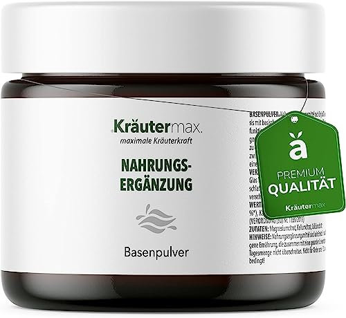 NEU! Basenpulver Citrat mit Mineralien Magnesium, Kalium und Calcium | Basenpulver zum Einnehmen hochdosiert | Laktosefrei, Vegan und ohne Zucker nach Kräutermax Rezeptur produziert | 3 x 320 g
