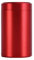 OVADA Metall Dose für Gewürze, Pillen und Kräuter | Geruchsdicht u. Wasserdicht | Metall Aluminium | Premium Stash Transportbox | Hochwertige Tube Box Aufbewahrung | Clean Design (Rot, 92x55 mm)