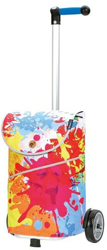 ANDERSEN Einkaufstrolley - Shopper Mix A24 | mit ergonischem 3-Wege-Griff, höhenverstellbar, aus Alu, bis 40 kg - Tasche Limited Edition, Seitenfach, Innenfach, 46 L