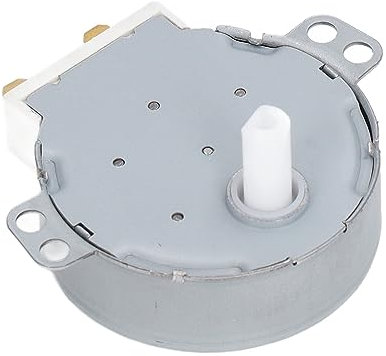 Motor de Placa Giratoria para Horno de Microondas, Repuesto de Motor de Placa Giratoria para Microondas, Cobre de Aluminio para Reparación (Motor de disco de vidrio)