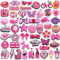 50Pcs Pink Shoe Charms Clogs,Shoe Charms Decoration Accessories,Shoe Charms Crocs Clog,Shoe Accessories in Different Shapes,Cute and Fashionable Shoe Accessories,For Men Women, DIY Decorative Shoes