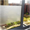 Lifetree Fensterfolie Streifen Blickdicht Sichtschutzfolie: Selbstklebend Fenster mit Statischer Haftung ohne Klebstoff Milchglasfolie Folie Anti-UV Für Zuhause Büro Statisch Folie 60x400cm