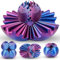 3D Gear Ball, 3D-Gedruckter Zahnradball, Gear Sphere Das Steampunk Whirling Wonder Fidget Zahnradball, Anti Stress Spielzeug, Stressabbau-Geschenk für Kinder und Freunde (Lila 8cm)