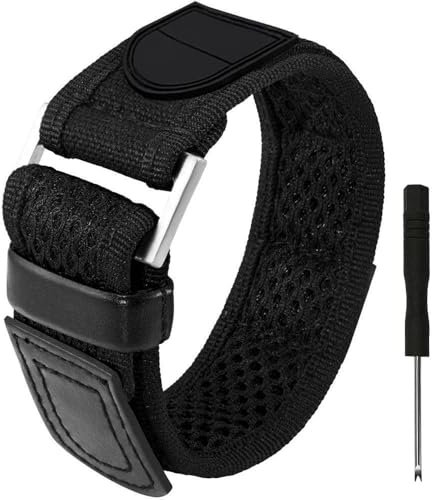 Luminox Premium-Uhrenarmband/Carbon-Armband für Luminox Navy Seals Serie 3000, 3900–23 mm, Schwarz, 22mm or 23mm