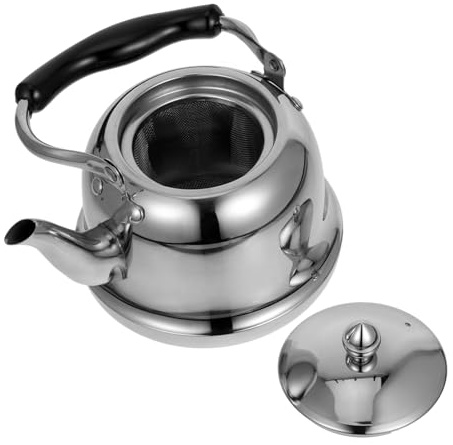PRETYZOOM Rapid Boil Kettle Temperature Control Stainless Steel Tea Kettle for Fast Boil