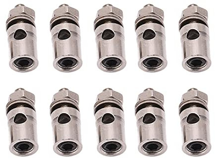10Pcs 2.1mm RC, Quick Adjust Stopper for KT Fixed Wing Aircraft R C Push Plane Pushrod Tor Ge Metal Rod GeR