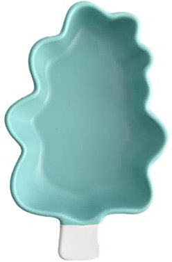 MAGICLULU Christmas Tree Shape Ceramic Bowl Baking Bowl for Fruit Salad Christmas Kitchen