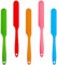 Jeu de 5 spatules - Spatule multifonctions de qualité supérieure, Spatule en silicone durable, Utile pour mélanger, Crêpes et Mini