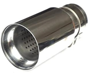 Auto-Auspuff-Endrohr 1 Stück Universal Auspuffblenden Für B&MW F20 F21 F22 F23 F30 F31 F32 F33 F36 F10 F12 W Performance Auspuffrohr-Spitzenabdeckungen(Eingang 60 mm, Ausgang 80 mm-1)